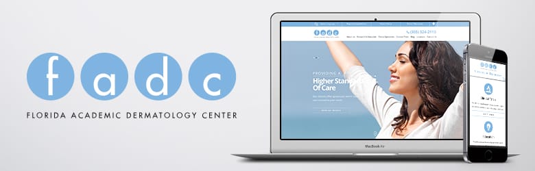 Florida Academic Dermatology Center new website launch